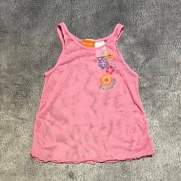 Girls y2k dora mesh tank top - Picture 2 of 5